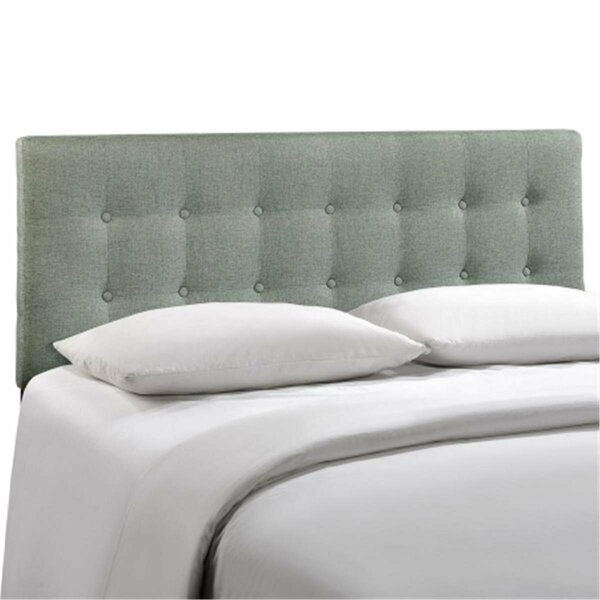 East End Imports Emily King Fabric Headboard- Gray MOD-5174-GRY